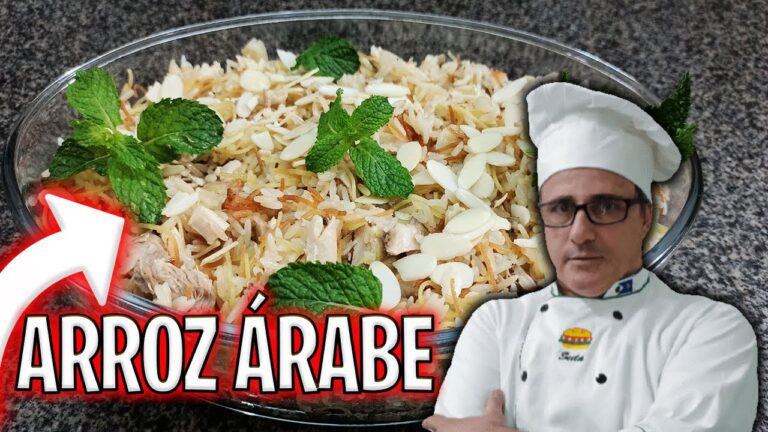 arroz arabe com macarrao frito colorido