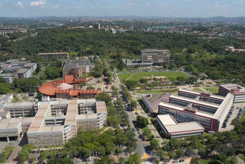 campus universitario moderno em belo horizonte