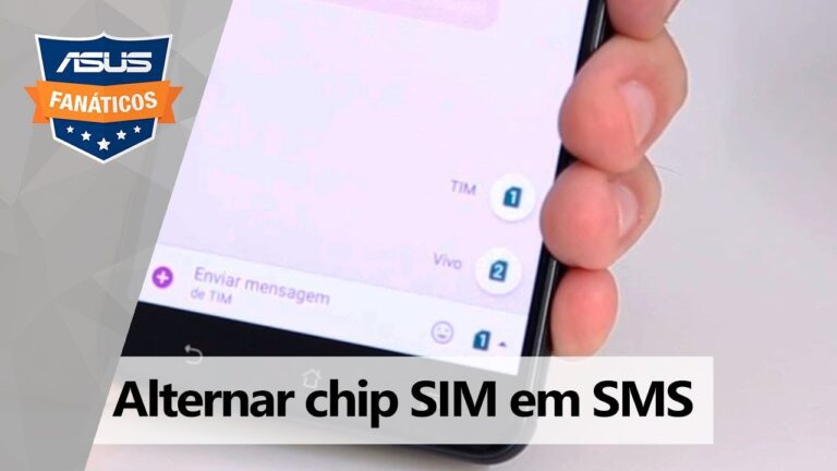 celular enviando sms com chip tim