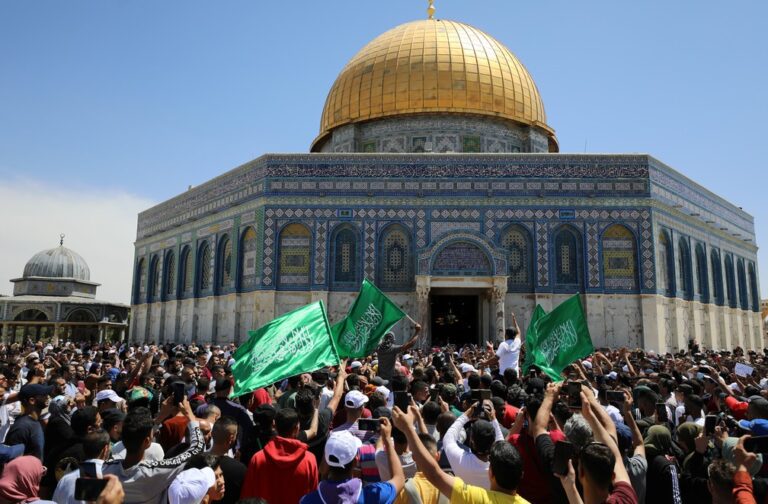 cenario de uma mesquita em jerusalem