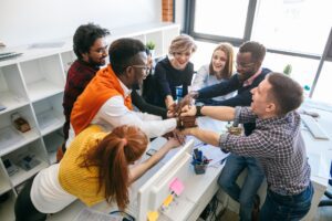 equipe colaborativa em um ambiente de trabalho 1