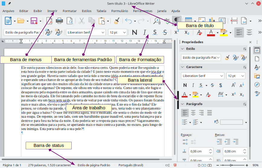 Como deve ser o espaçamento entre título e texto segundo a ABNT