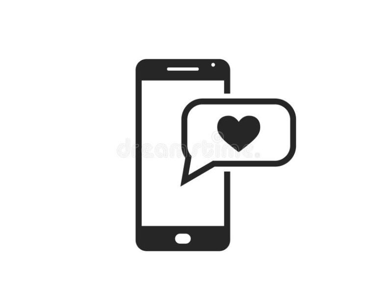 ilustracao de smartphone com icones de mensagem