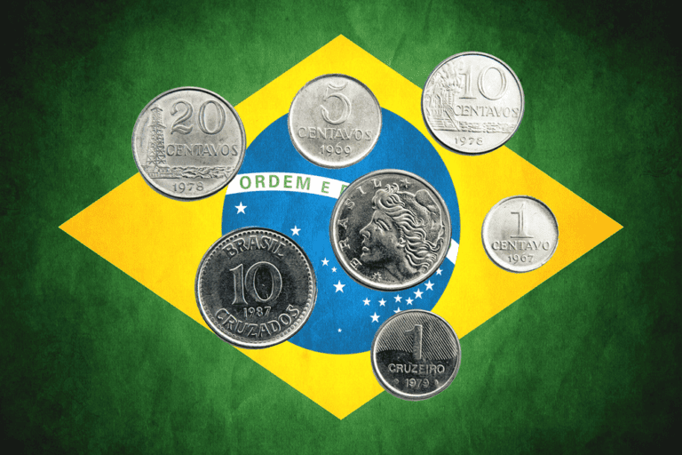 moedas brasileiras ao longo da historia