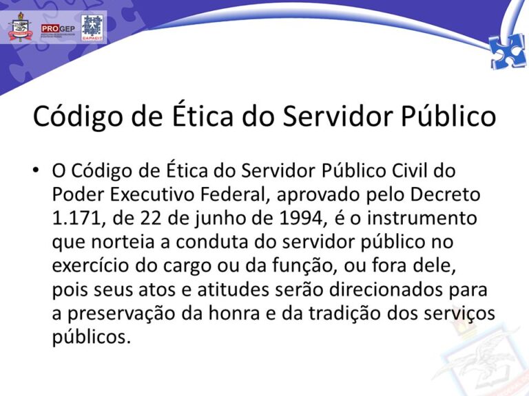 servidor publico em acao etica e responsavel