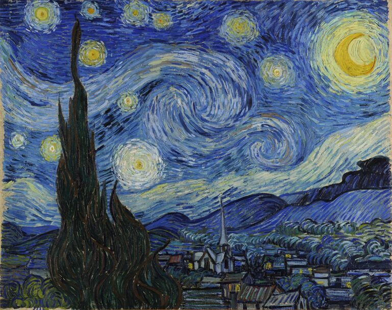 starry night sobre um ceu estrelado