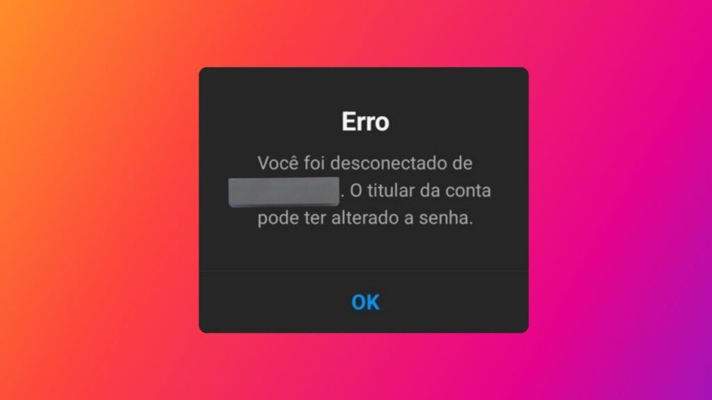 Por que a página não está disponível no momento no Instagram