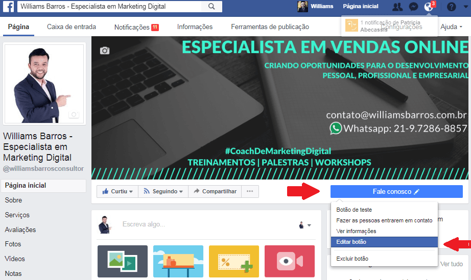 Como mudar o nome da sua página no Facebook facilmente