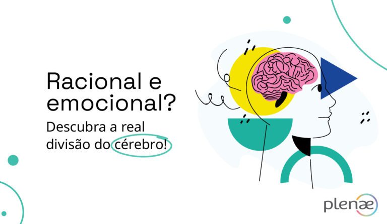 um cerebro com ideias em destaque